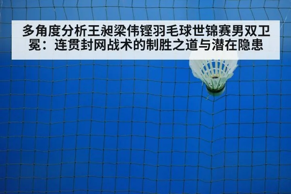 多角度分析王昶梁伟铿羽毛球世锦赛男双卫冕：连贯封网战术的制胜之道与潜在隐患